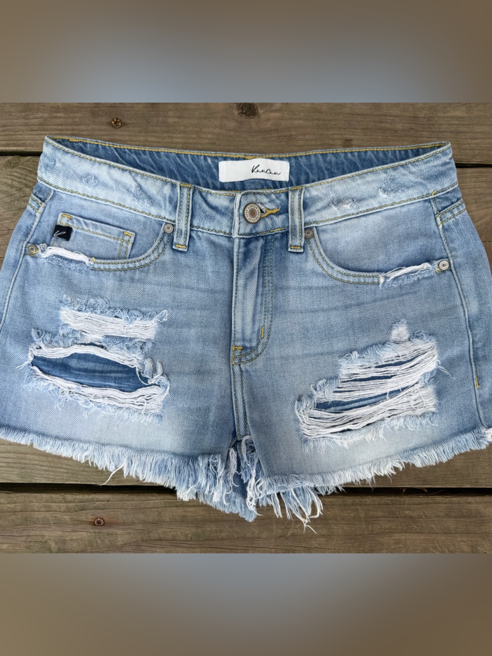 KanCan Light Blue Distressed Denim